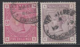 O GRANDE BRETAGNE - O - N°86, 87 - TB - Used Stamps