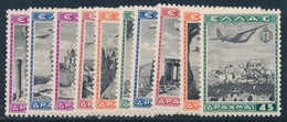 ** GRECE - POSTE AERIENNE - ** - N°40/49 - Les 10 Val - TB - Nuevos