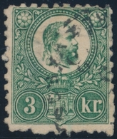 O HONGRIE  - O - N°2 - 3k Vert - Aminci - Bel Aspect - TB - Used Stamps