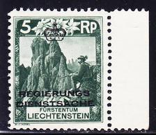 ** LIECHTENSTEIN - TIMBRES DE SERVICE - ** - SBK N° D1A - Bdf - Dent. 10½ - TB - Oficial