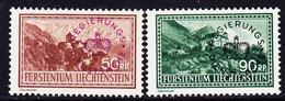 ** LIECHTENSTEIN - TIMBRES DE SERVICE - ** - N°11/12 - TB - Oficial