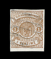 O LUXEMBOURG - O - N°3 - 1c Brun Clair - TB - 1852 William III