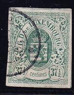 O LUXEMBOURG - O - N°10 - 3½ C Vert - TB - 1852 Guillaume III