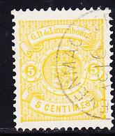 O LUXEMBOURG - O - N°41 - 5c Jaune - TB - 1852 Wilhelm III.