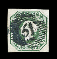 O PORTUGAL - O - N°3 - 50r. Vert - Obl "51"- TB - Gebraucht