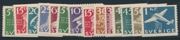 ** SUEDE - ** - N°235/46, 235a/237a - Les 15 Val. - TB - Used Stamps