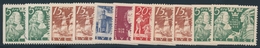 ** SUEDE - ** - N°249/53, 249c/d, 250c/d - L'ensemble - TB - Used Stamps