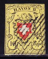 O SUISSE - O - N°15 - Marges Réduites - Signé Hermann - TB - 1843-1852 Timbres Cantonaux Et  Fédéraux