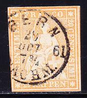 O SUISSE - O - N°29 (Sbk N°25D) Obl Càd Bern - 29 Oct 61 - Signé Hermann - TB - 1843-1852 Timbres Cantonaux Et  Fédéraux