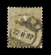 O SUISSE - O - N°57 - 1F Or - Signé Weid - TB - 1843-1852 Federal & Cantonal Stamps