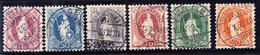 O SUISSE - O - N°71/2, 74/6, 78 - 6 Val. Dentelé 11½* 11  TB - 1843-1852 Federal & Cantonal Stamps