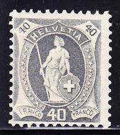 * SUISSE - * - N°96 - Signé Calves - TB - 1843-1852 Federal & Cantonal Stamps
