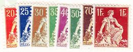 * SUISSE - * - N°119/26) - TB - 1843-1852 Federal & Cantonal Stamps