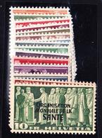 ** SUISSE - TIMBRES DE SERVICE - ** - N°338/53 - Santé - TF - TB - Service