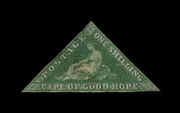 O CAP DE BONNE ESPERANCE - O - N°6a - 1s Vert Foncé - TB - Kaap De Goede Hoop (1853-1904)
