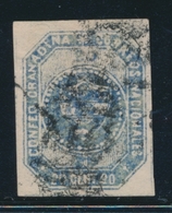 O COLOMBIE - O - N°5 - 20c Bleu - Obl Postale - Belles Marges - TB - Colombia