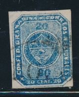 O COLOMBIE - O - N°5 - 20c Bleu - Obl Postale Bogota - TB/SUP - Kolumbien