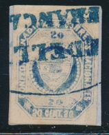 F COLOMBIE - F - N°5 - 20c Bleu - Obl Postale Bleue - TB - Colombia