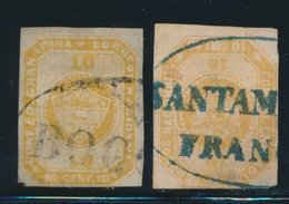 O COLOMBIE - O - N°8 X 2ex - Dt Nuances Et Oblit. Diff. - B/TB - Colombia