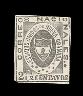 * COLOMBIE - * - N°10 - 2½ C Noir - 2 Marges Réduites - - Colombie