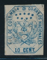 O COLOMBIE - O - N°20 - 10c Bleu - Obl Postale - TB - Colombie