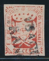 O COLOMBIE - O - N°25 - 20c Rouge - Obl Postale - Signé Senf - TB - Colombia