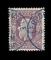 O CONGO BELGE - O - N°5 - 5F Lilas - TB - Used Stamps