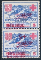 **/* REP. DOMINICAINE /POSTE AERIENNE - **/* - N°12 Paire - Surcharge Renversée Tenant à Normal - TB - Dominicaine (République)