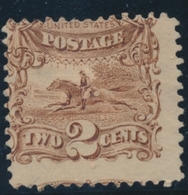 (*) ETATS-UNIS  - (*) - N°30 - 2c Brun - TB - Used Stamps