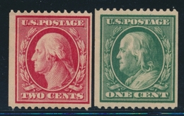 **/* ETATS-UNIS  - **/* - N°167/68B - Dentelé 12 Horiz. - TB - Used Stamps