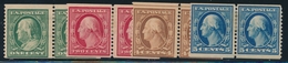 * ETATS-UNIS  - * - N°167C/71C - Dentelé 12 Vertical - En Paire - TB - Used Stamps