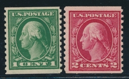 ** ETATS-UNIS  - ** - N°167L/68L - Dentelé 10 Vertical - TB - Used Stamps