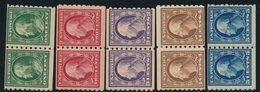 * ETATS-UNIS  - * - N°167J/71J - Dentelé 8½ Vertical - TB - Used Stamps