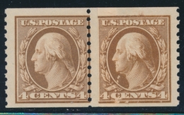 **/* ETATS-UNIS  - **/* - N°170L - Dentelé 10 Vertical - Paire - TB - Used Stamps