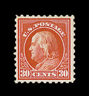 * ETATS-UNIS  - * - N°214B - 30c Brun Orange - Dentelé 10 - TB - Used Stamps