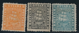 (*) GUYANE BRITANNIQUE  - (*) - N°22/24 - 3 Valeurs - TB - British Guiana (...-1966)