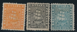 (*) GUYANE BRITANNIQUE  - (*) - N°22/24 - 3 Valeurs - TB - Guyane Britannique (...-1966)