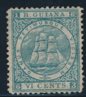 (*) GUYANE BRITANNIQUE  - (*) - N°30 - 6c Bleu - TB - Guayana Británica (...-1966)