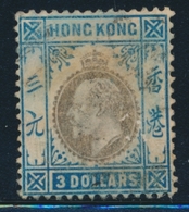 O HONG-KONG - O - N°92 - 3$ Bleu Et Gris - TB - Andere & Zonder Classificatie