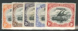 * PAPOUASIE - * - N°18/20, 23/24 - 5 Valeurs - Papier Mince - - TB - Papua New Guinea