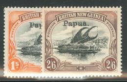 * PAPOUASIE - * - N°23B/24B - Papier épais - TB - Papoea-Nieuw-Guinea