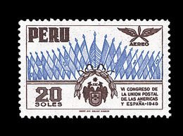 ** PEROU - ** - PA N°87/95A - Sans Surch. UPU  - Gomme Un Peu Jaunie - Peru