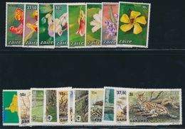 ** ZAIRE - ** - N°1145/53, 1161/68, 1182/5 - Faune Flore - TB - Collections