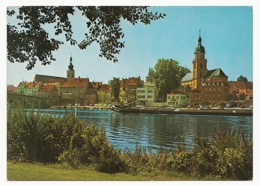 Kitzingen Am Main - Blick Auf Die Altstadt Mit Der Kath. Stadtpfarrkirche St. Johannes Und Der Evang. Petrinikirche - Kitzingen