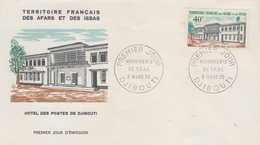 Enveloppe  FDC  1er  Jour  TERRITOIRE  FRANCAIS   Des   AFARS  Et  ISSAS    Hotel  Des   Postes   1970 - Otros & Sin Clasificación
