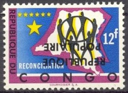 Congo - Katanga - Stanleyville - 17 - Inverted Overprint - 1964 - MNH - Katanga