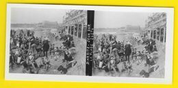 Vues Stéréos BIARRITZ Jeux Sur La Plage (64) France - Stereoscopic