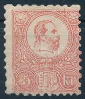 * 1871 Kőnyomat 5kr Javított Gumizással, Alul Pici Elvékonyodás (*110.000) / Mi 3 (repaired Gum, Thin Paper) - Otros & Sin Clasificación