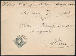 1881 Ajánlott Túlsúlyos Levél I. Vízjeles 20kr 11 1/2 : 13 Vegyes Fogazással 'BUDAPEST' - 'PÉCS' (az Alap Bélyeg 10.000, - Other & Unclassified