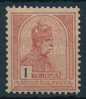 * 1904 Turul 1K Szép Első Falcos Bélyeg (50.000) - Other & Unclassified